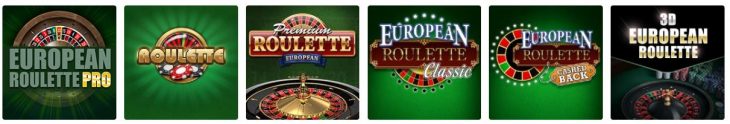 European Roulette Games at partycasino