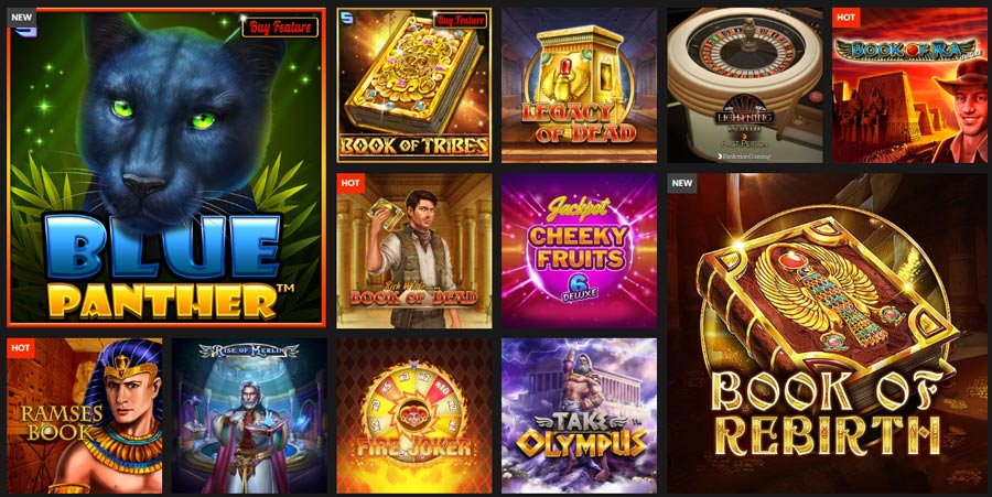 Top Games at Hot.Bet Casino
