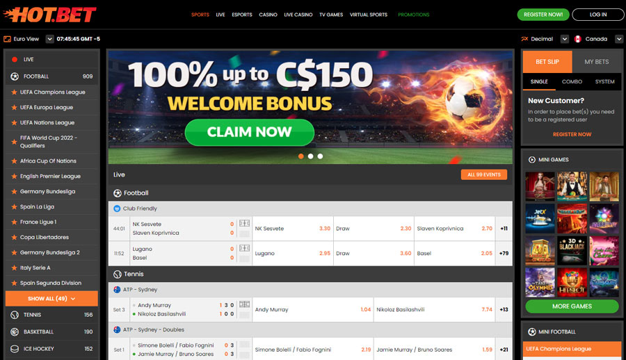 If you're into sports betting, the Hot.Bet sportsbook is worth a look.