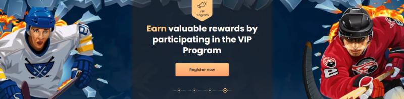Every time you reach a new level in the VIP program, you will immediately receive a reward.